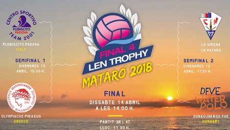 Οι ώρες του Final-4 του LEN Trophy