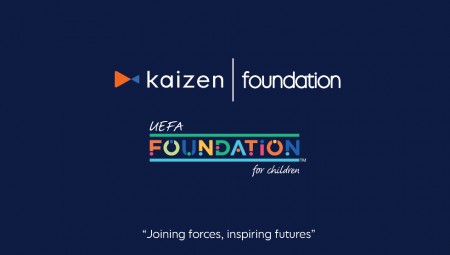 To Kaizen Foundation και το UEFA Foundation for Children συνεργάζονται για να φέρουν 10.000 παιδικά χαμόγελα