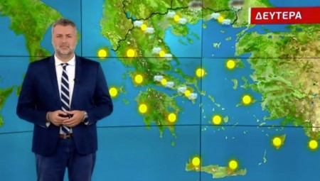 Ηλιοφάνεια τη Δευτέρα (video)