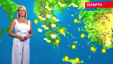 Αίθριος ο καιρός την Τετάρτη (video)