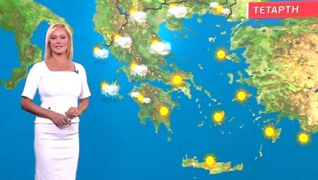 Αίθριος ο καιρός της Τετάρτης (video)