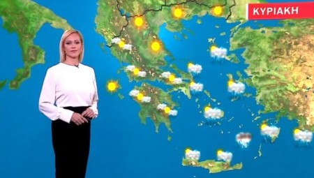 Αίθριος ο καιρός την Κυριακή (video)