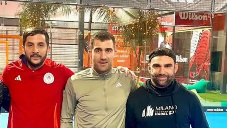 Πήγαν για... padel Μανωλάς, Παπασταθόπουλος και Χούτος!