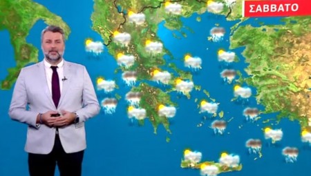 Άστατος ο καιρός το Σάββατο (video)