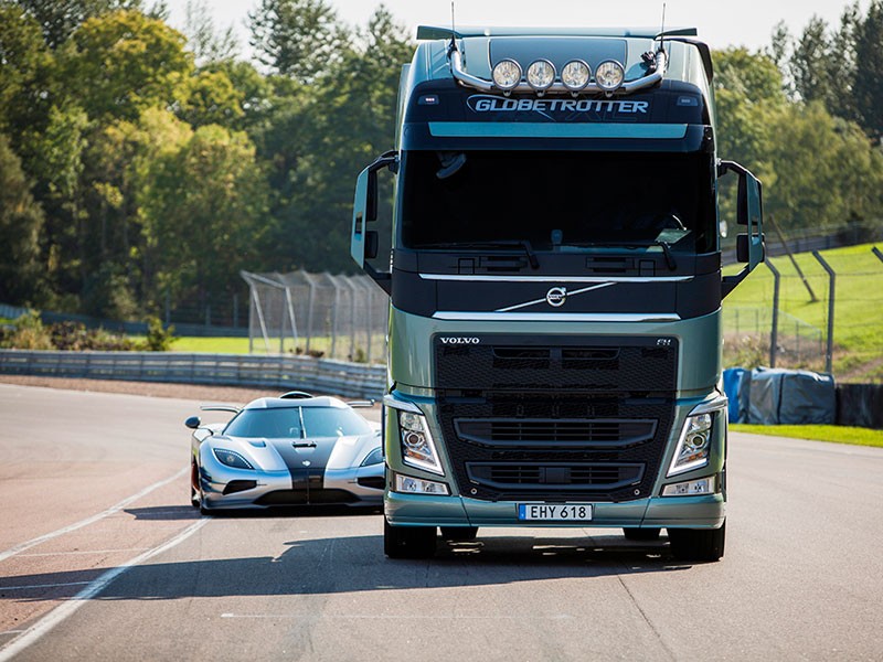 Volvo Trucks vs Koenigsegg