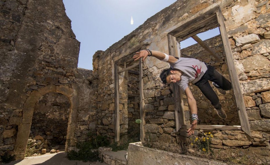 Freerunning στη Σπιναλόγκα