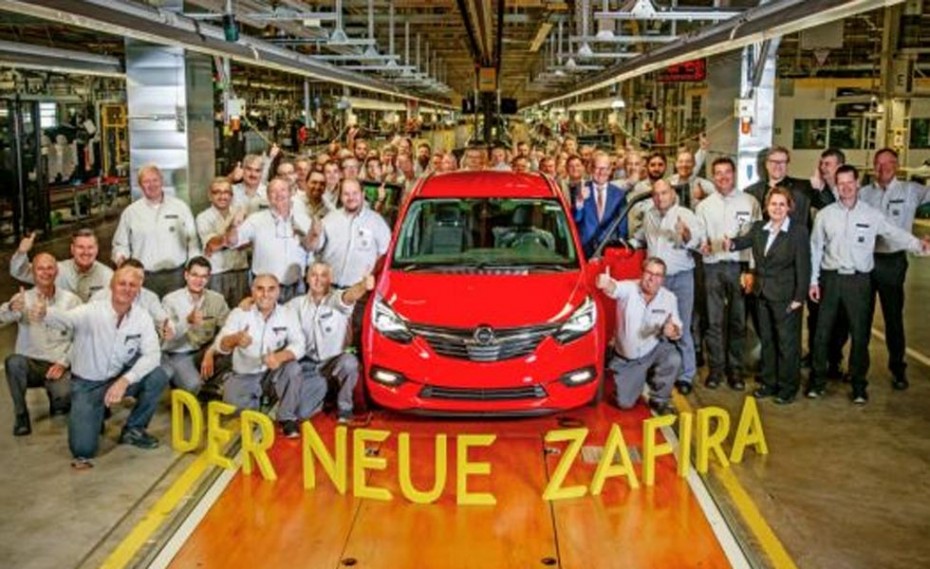 Έναρξη παραγωγής του νέου Opel Zafira στο εργοστάσιο του Rüsselsheim