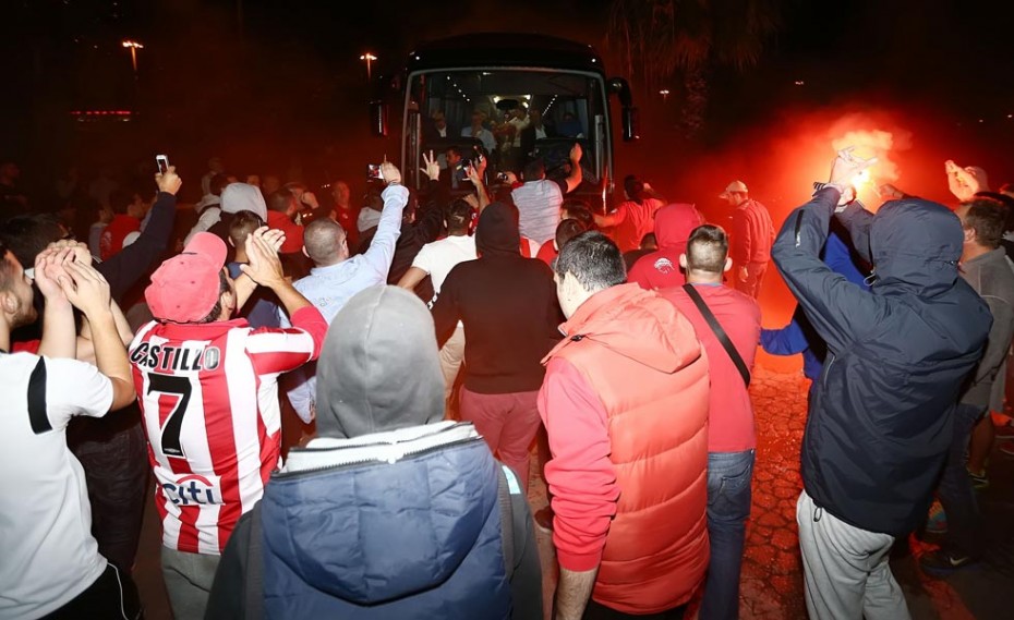 Στο ΣΕΦ οι Αγγελόπουλοι, υποδέχτηκαν την αποστολή