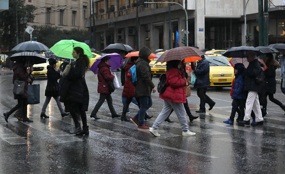 Βροχές και πτώση της θερμοκρασίας