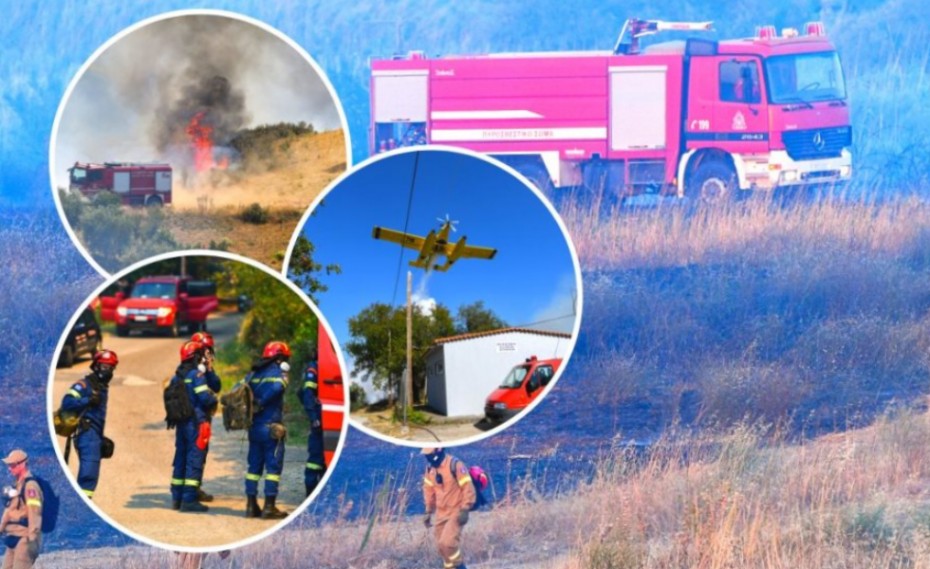 Χωρίς ενεργό μέτωπο οι πυρκαγιές σε Τραγανό και Βάρδα!