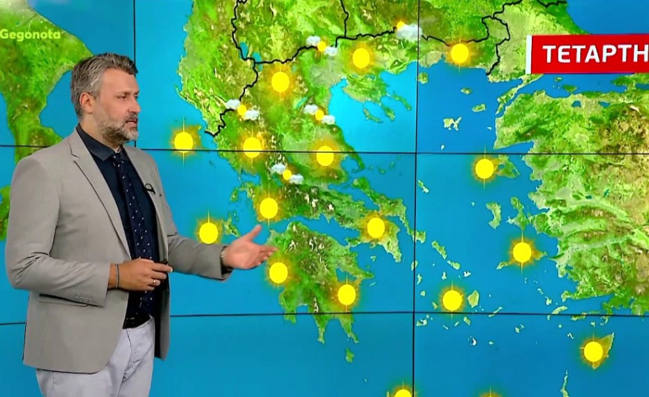 Ηλιόλουστη η Τετάρτη (video)