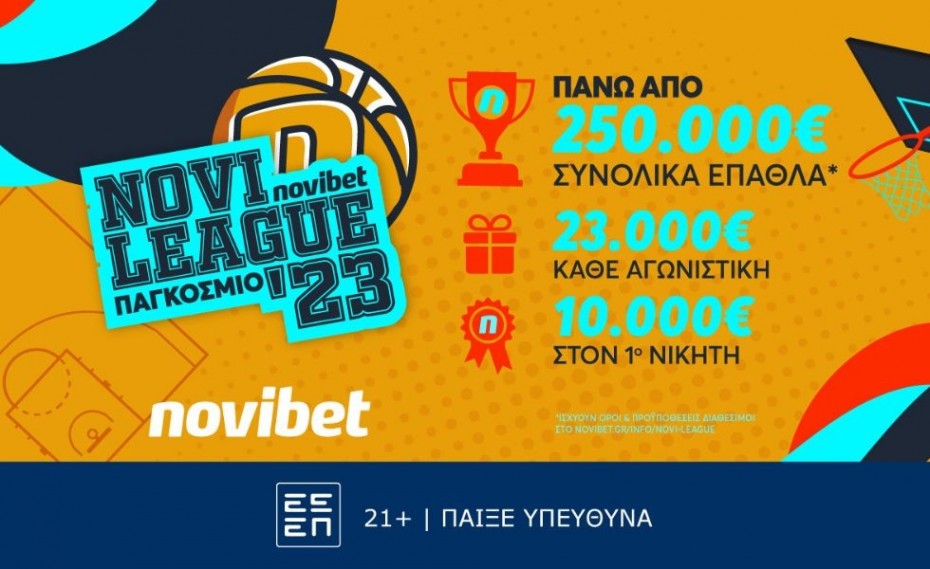 Ο τελικός του Mundobasket στο παρκέ της Novileague Παγκόσμιο ’23!