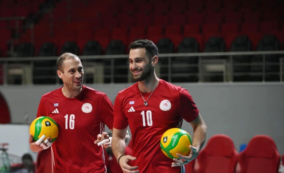 Η προπόνηση του Ολυμπιακού ΟΝΕΧ στο «Burhan Felek Voleybol Salonu» (photos)